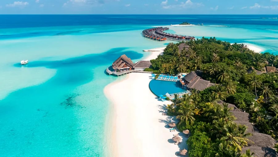 anantara dhigu maldives island view