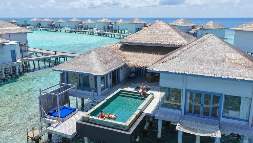 raffles maldives overwater villa