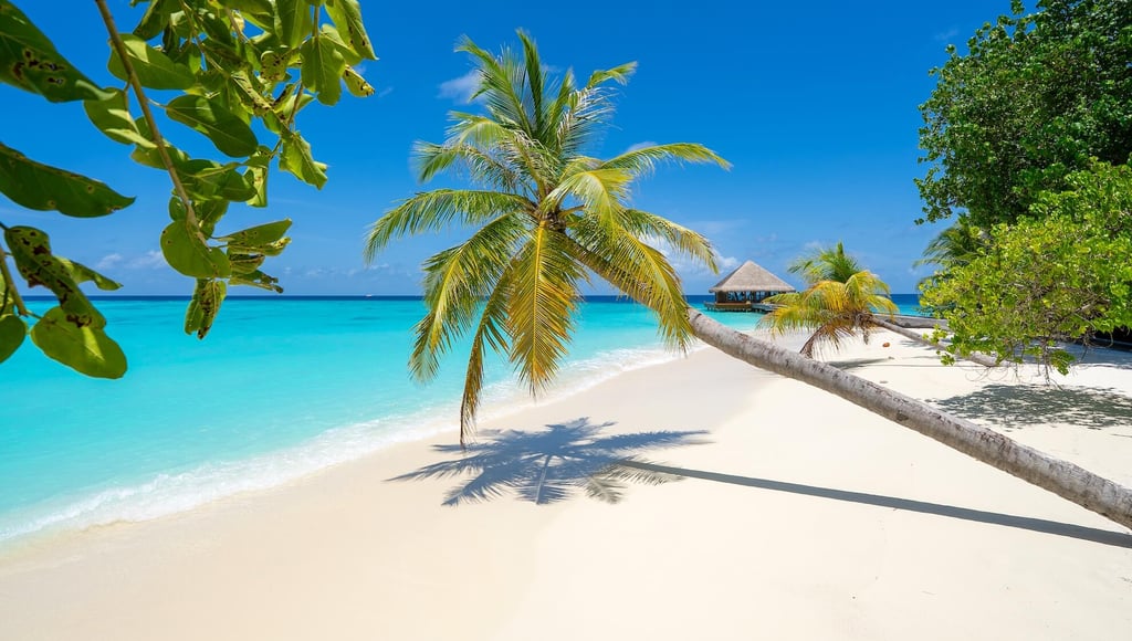 Huvafen Fushi Maldives beach