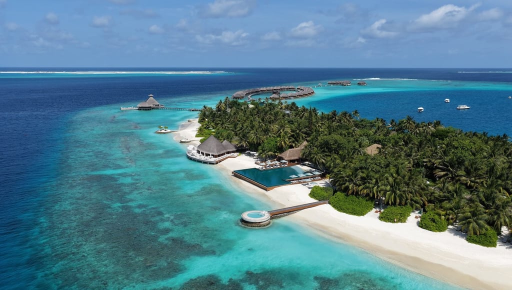 huvafen fushi island view