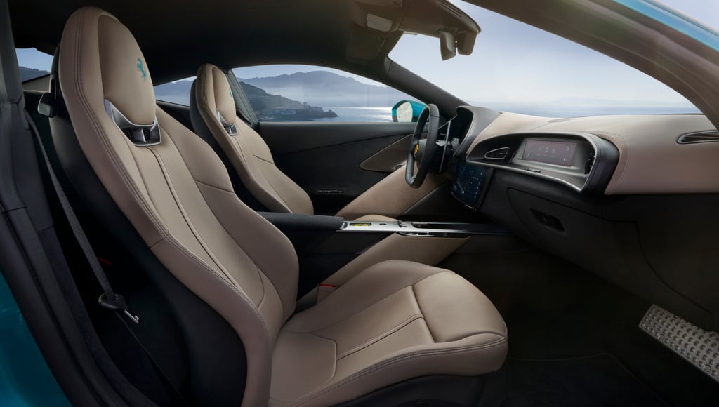 Released Ferrari rendering of Amalfi interior.