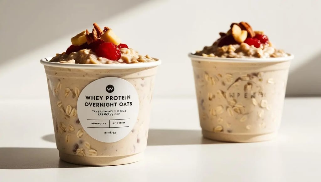 Protéine Overnight Oats Cacahuète Framboise