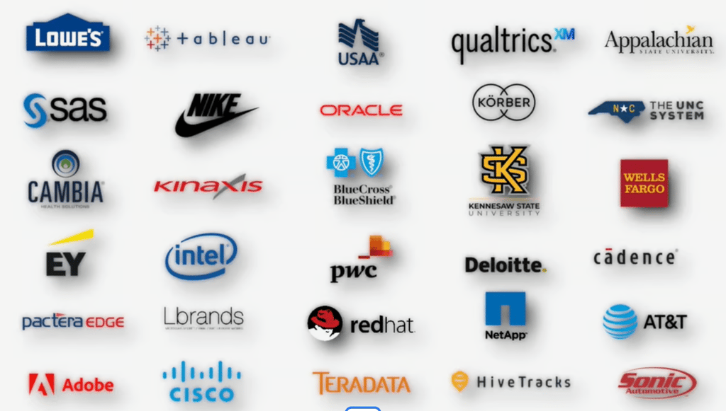 a bunch of logos on a white background