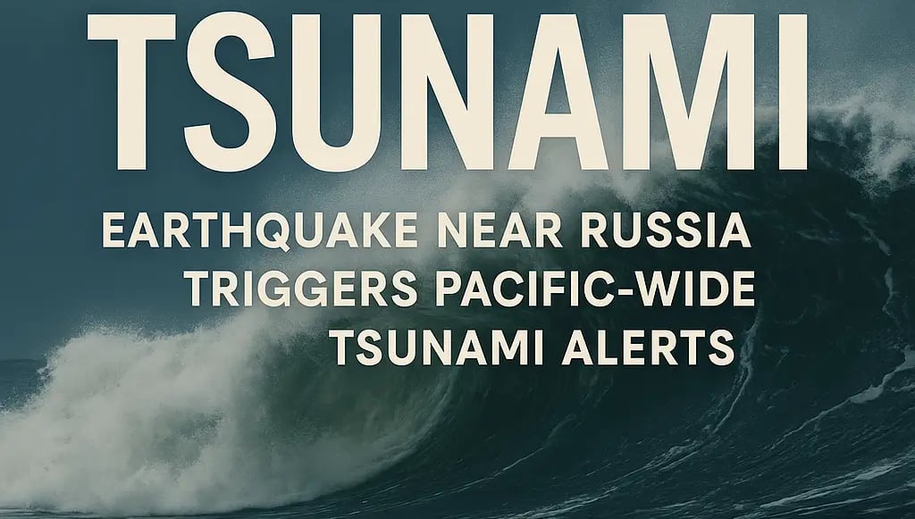july 2025 tsunami warnings across the Pacific