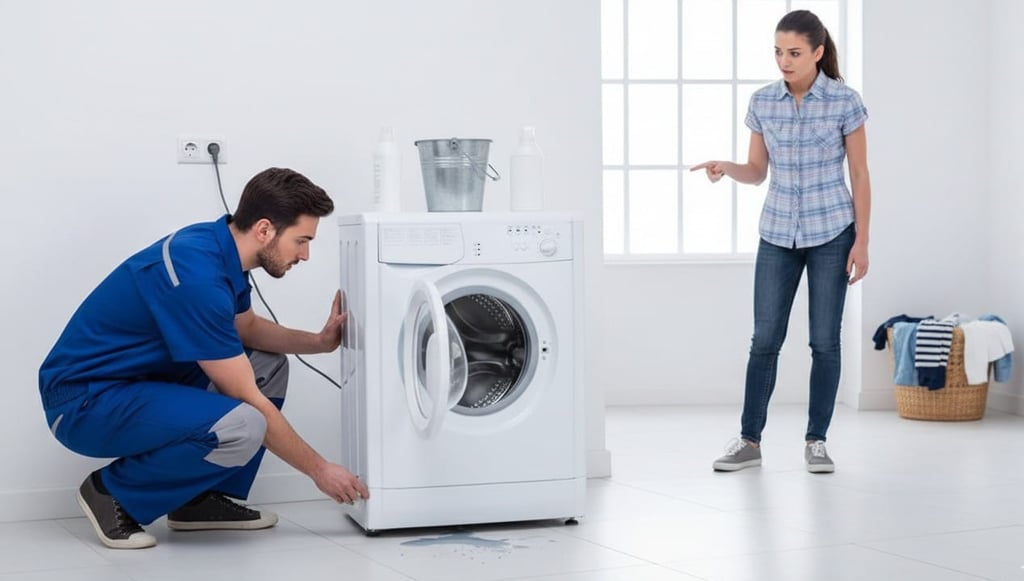 اسباب اهتزاز الغسالة الأوتوماتيك بقوة أثناء العصر وكيفية تثبيتها