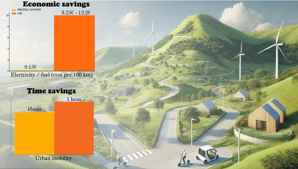 a graphic of a car driving down a hill