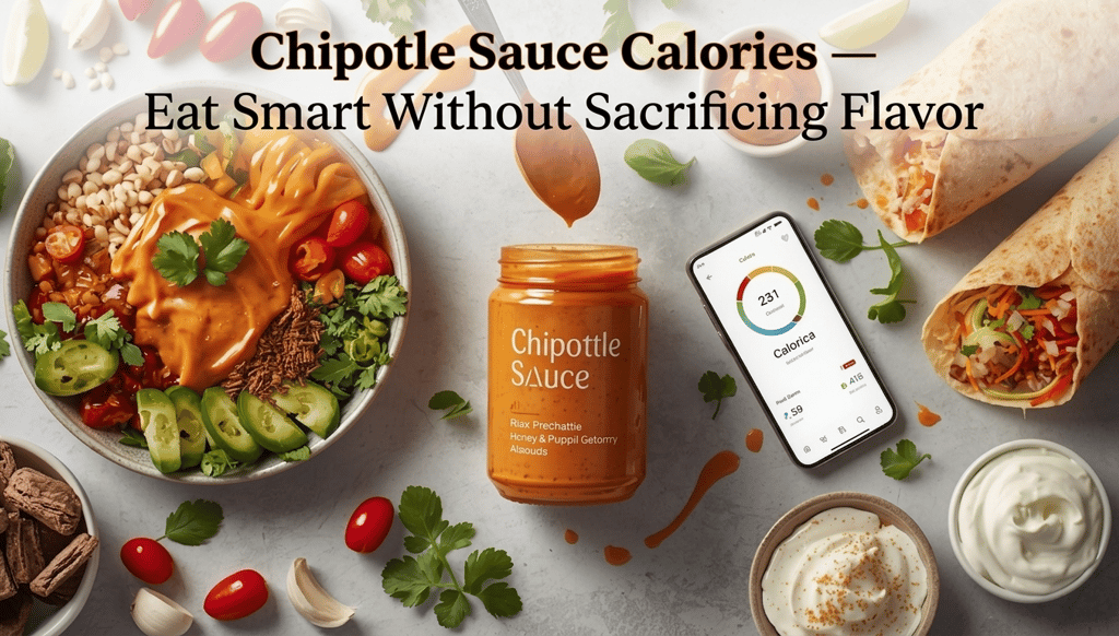 Chipotle sauce calories guide showing burrito bowl, high-calorie burrito, sauce variations, and calo