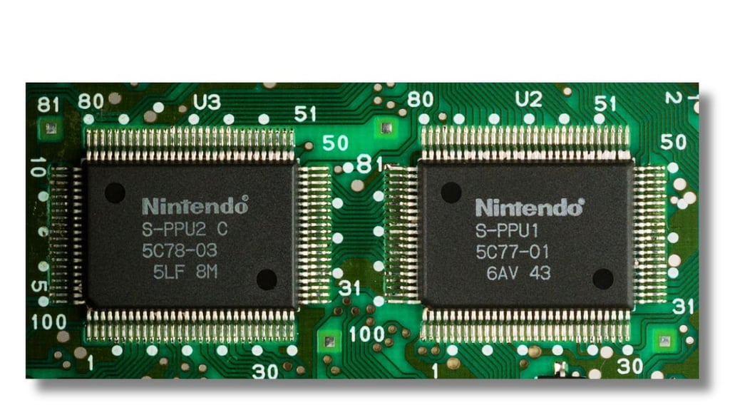 O Super Nintendo possui dois chips PPU diferentes que constituem o subsistema gráfico, conhecidos co