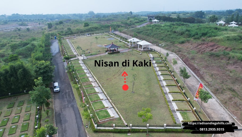 San Diego Hills Memorial Park Ruby Nuansa Chinese Mansion Tipe Single Burial Nisan Di Kaki