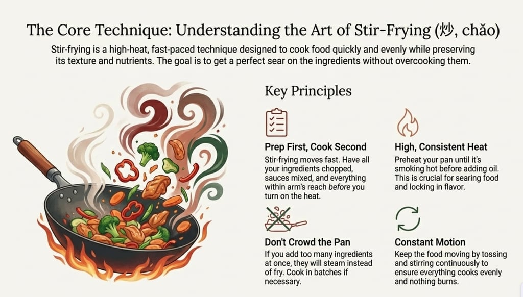 Core techniques for Chinese cooking