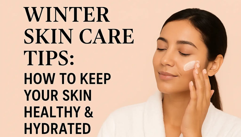 Woman applying moisturizer as part of her winter skin care routine to prevent dryness