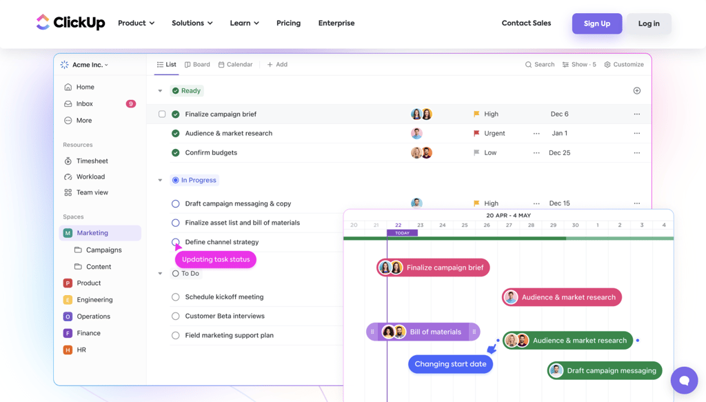 clickup board