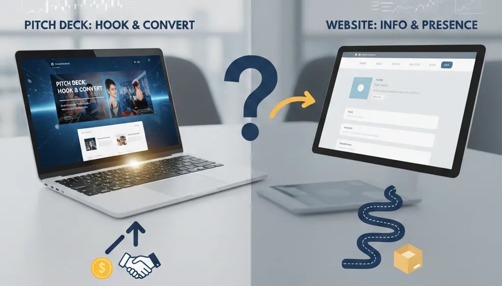 Why Pitch Decks Are More Important Than Your Website
