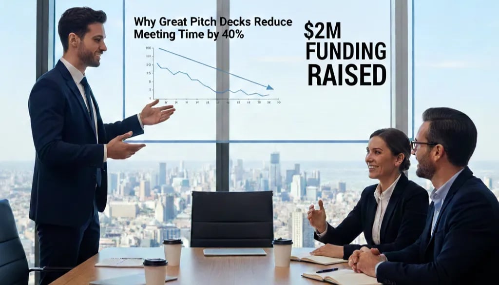 Why Great Pitch Decks Reduce Meeting Time by 40%