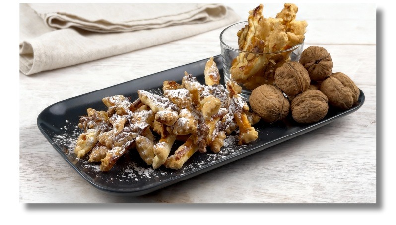 puff pastry cookies fresh from the oven