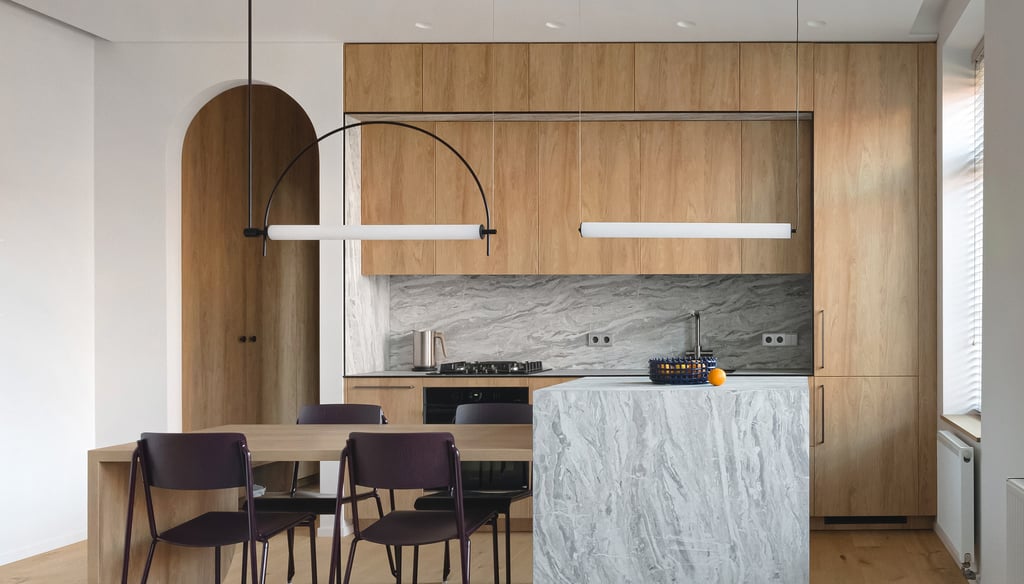 Virtuvės projektas Užupyje