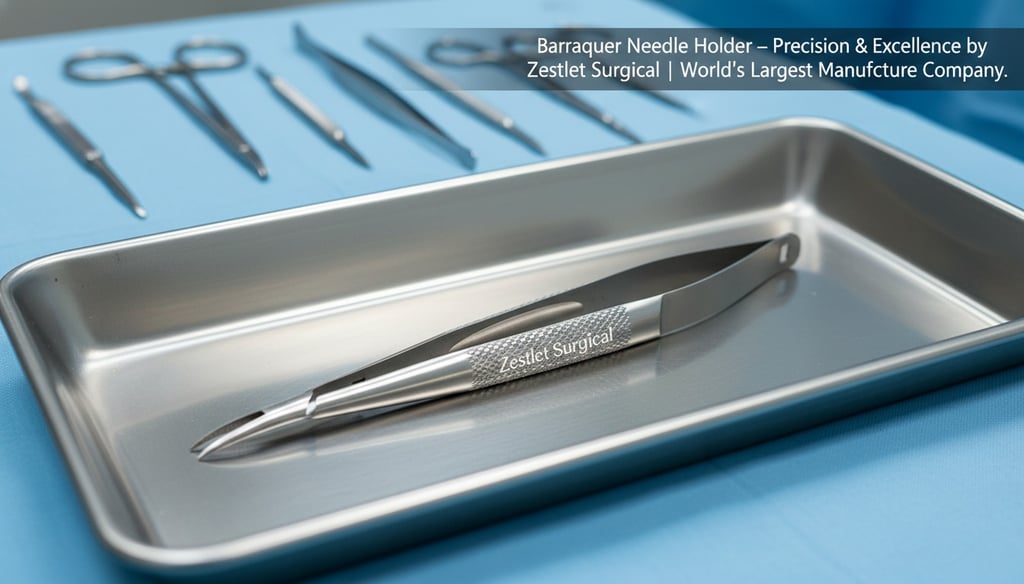 Portaagujas Barraquer: Precisión, durabilidad y excelencia microquirúrgica de Zestlet Surgical | La