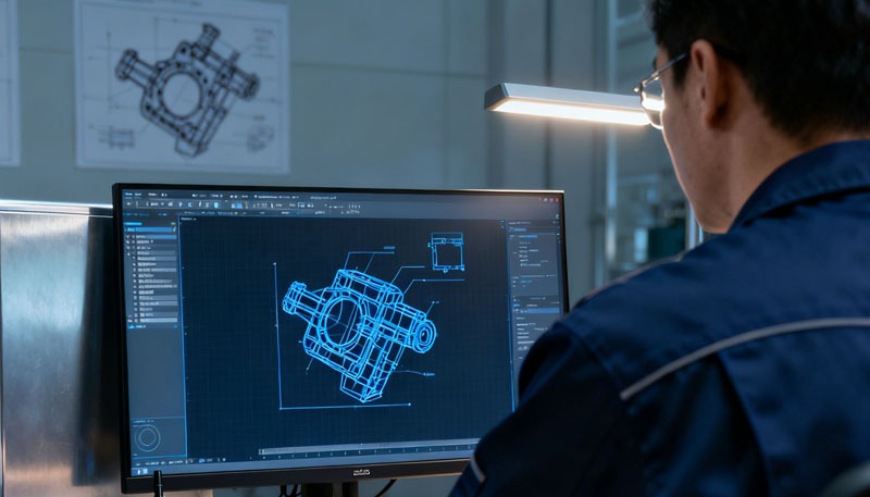 makeing graphite mold drawing from reachwell