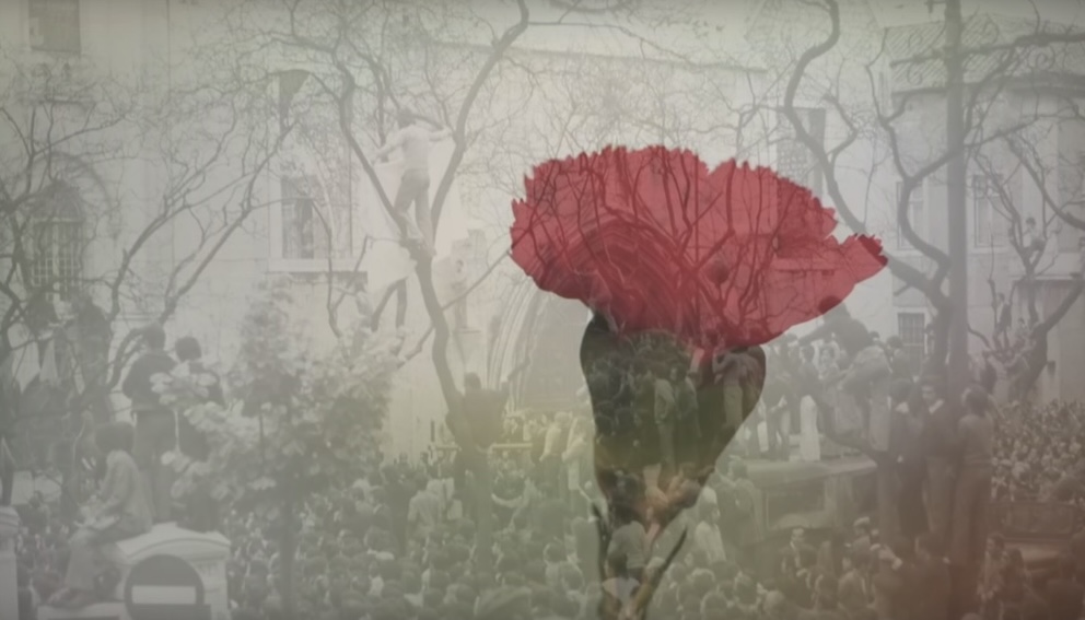 photo montage on the Carnation Revolution