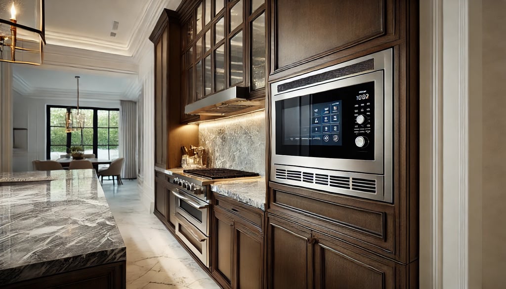 custom build-in microwave