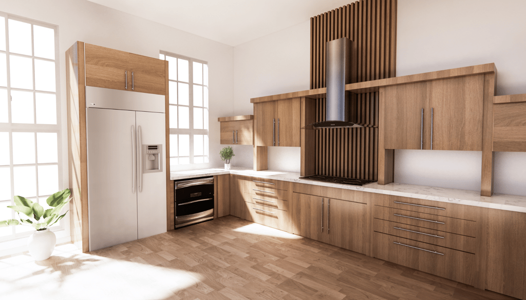 Rustic Modern Kitchen cabinets