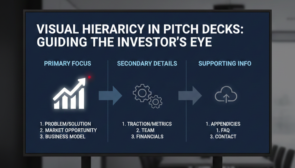 Visual Hierarchy in Pitch Decks: Guiding the Investor's Eye