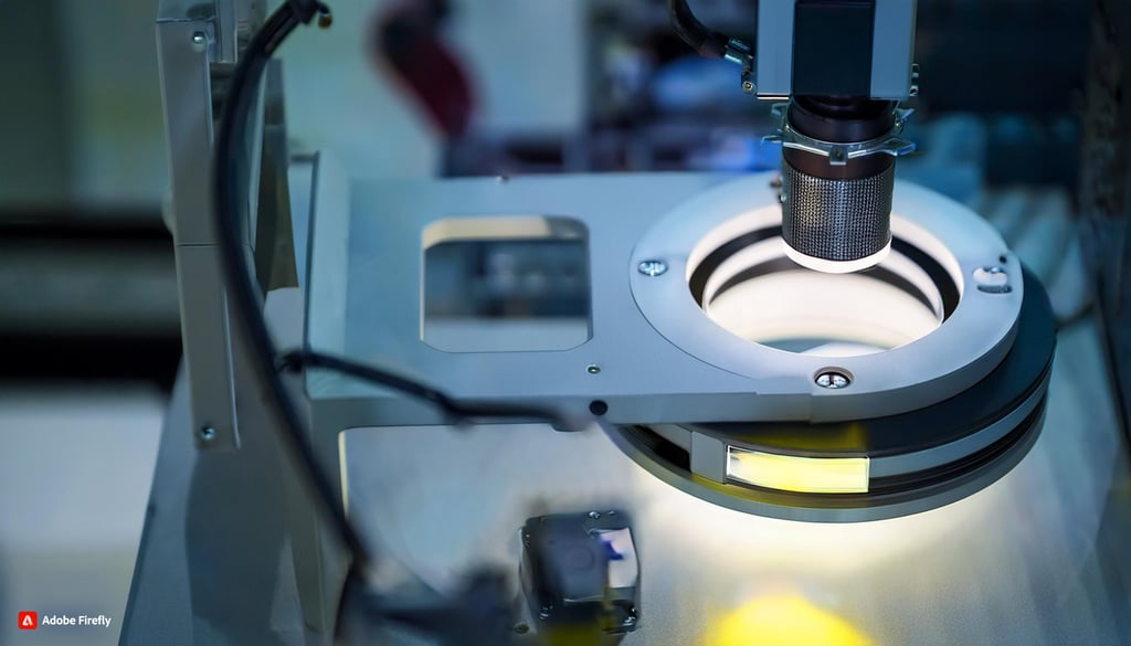 Machine vision ring light for quality inspection