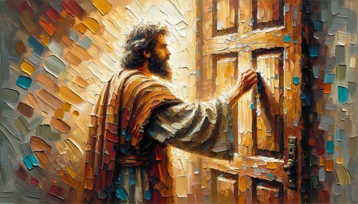 jesus knocks on door