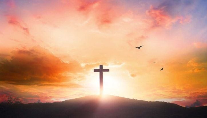 Cross and light