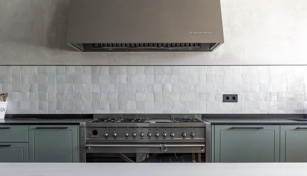 Chef's kitchen at Villa La Gratitud