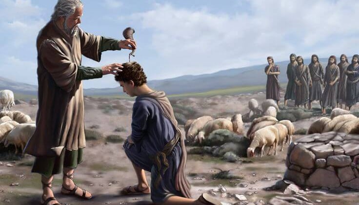 David was anointed king by Samuel.