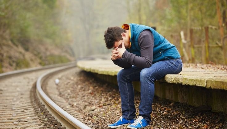 sad man