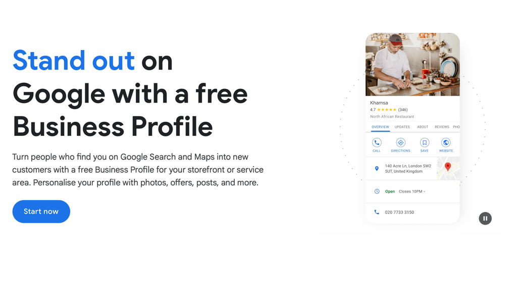 Google Business Profile setup for therapists 