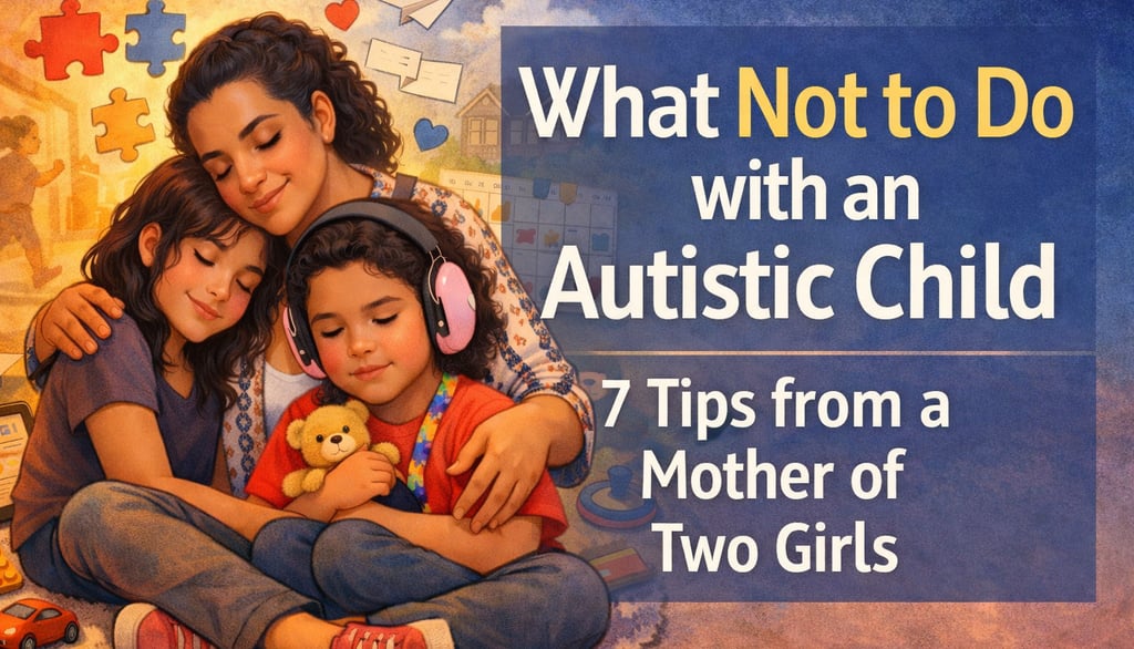 What do not to do with an autistic child 