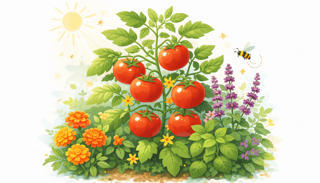 Flower to Plant with Tomato