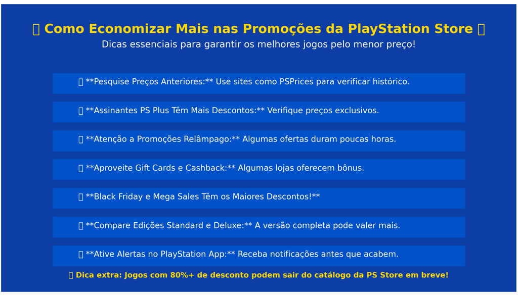 Infográfico com dicas para maximizar os descontos na PlayStation Store.