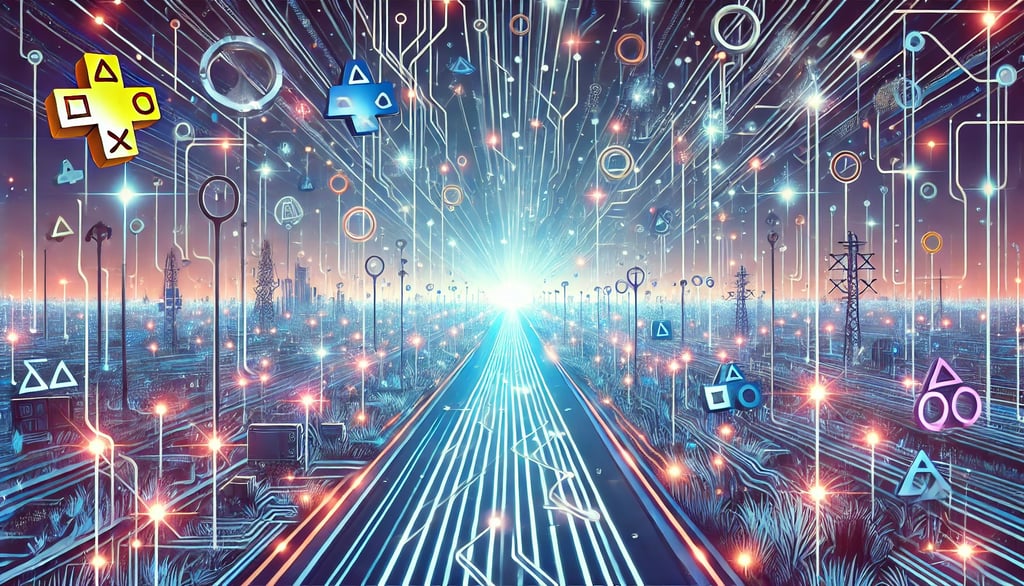 a city street with many different types of electronic devices