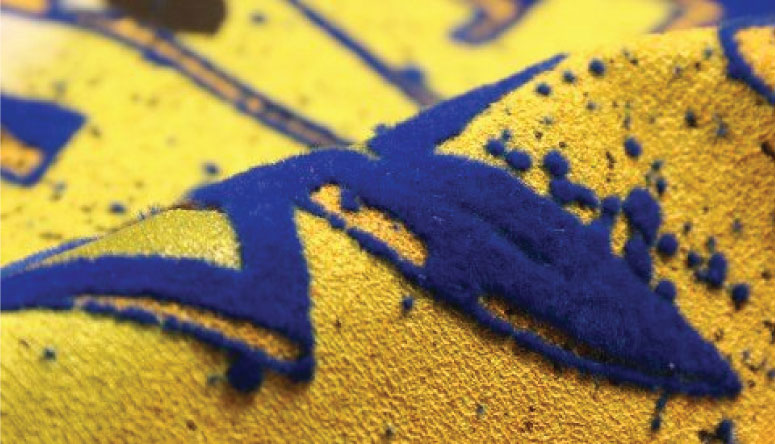 flock printing process