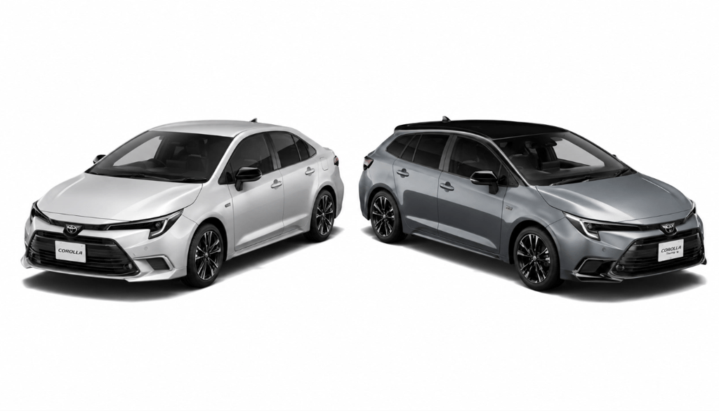 Toyota Corolla de 60 anos em versão sedã e touring com visual esportivo exclusivo