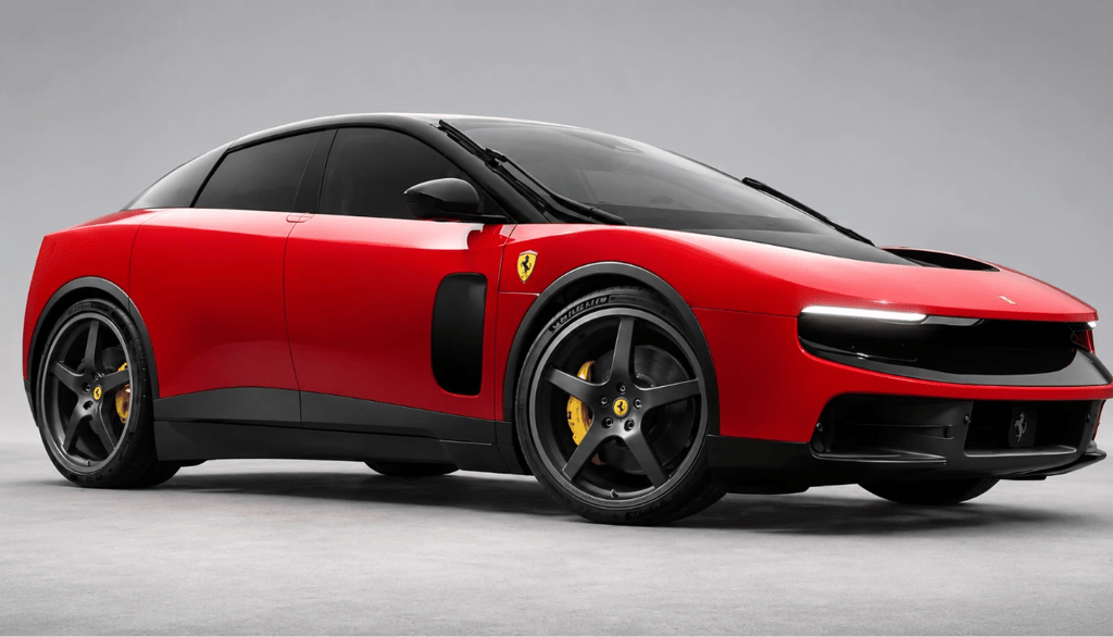 Nova Ferrari Luce de 1.035 cv aposta em design futurista e tecnologia elétrica