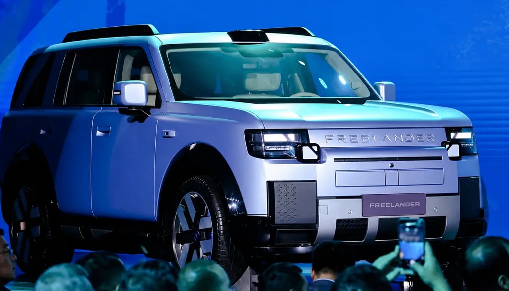 Novo Freelander 8 gigante maior que o Defender impressiona com tecnologia chinesa