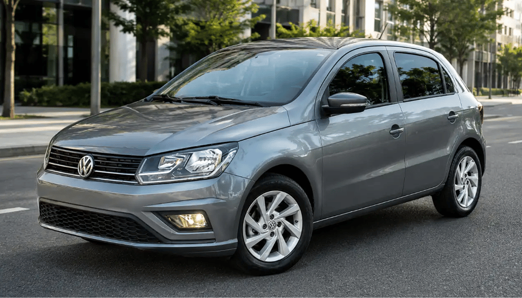 Volkswagen Gol 1.6 automático 2019 em ambiente urbano