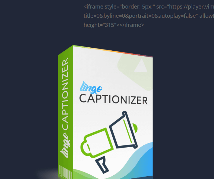 Lingo Captionizer
