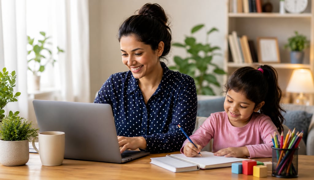 Mothers able to earn while looking after their kids with LevelUp Online Education