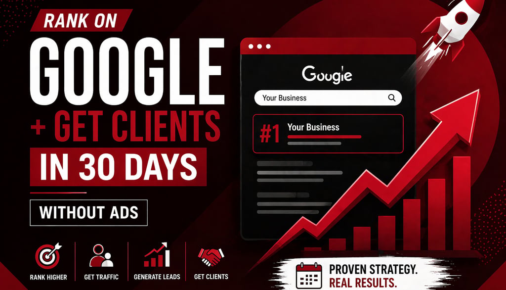 rank on Google and get clients in 30 days