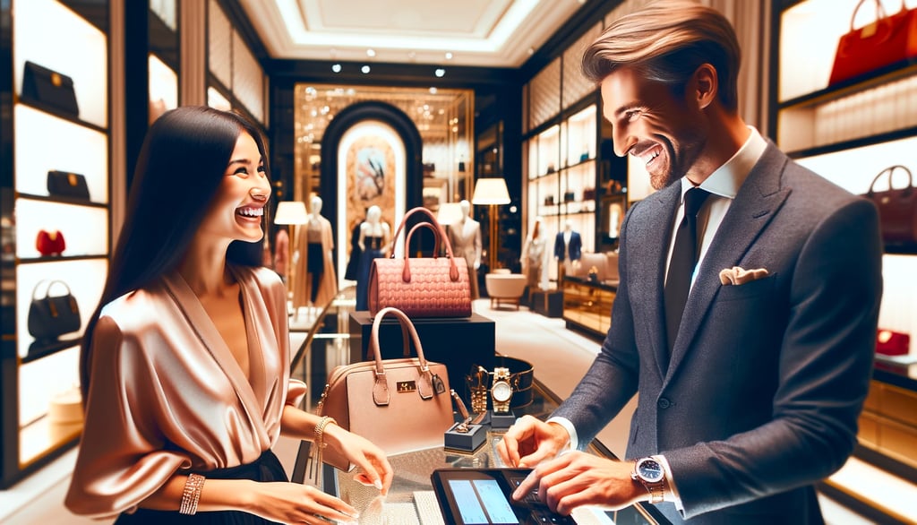 a man and woman in a suit and tie