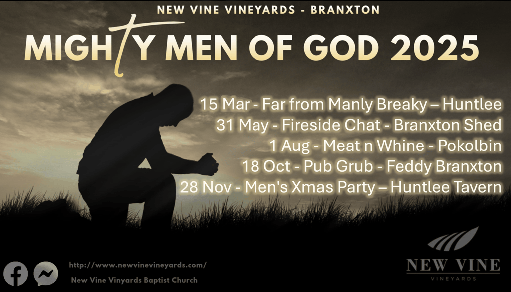 Mighty Men of God calendar 2025