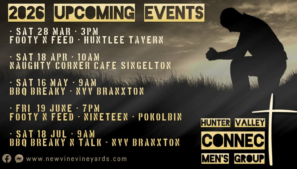 Men's Ministry calendar 2026