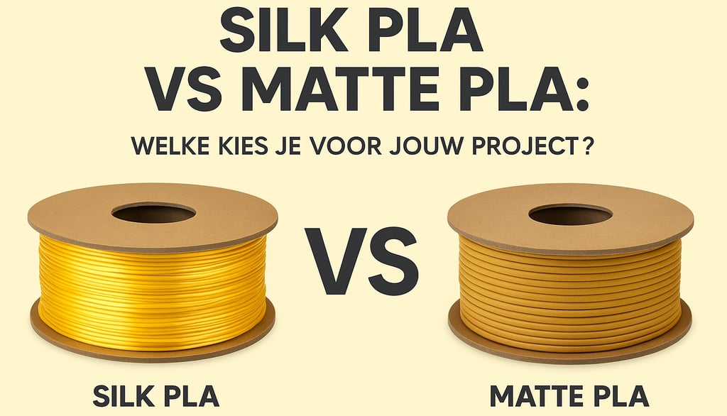 silk PLA vs matte PLA