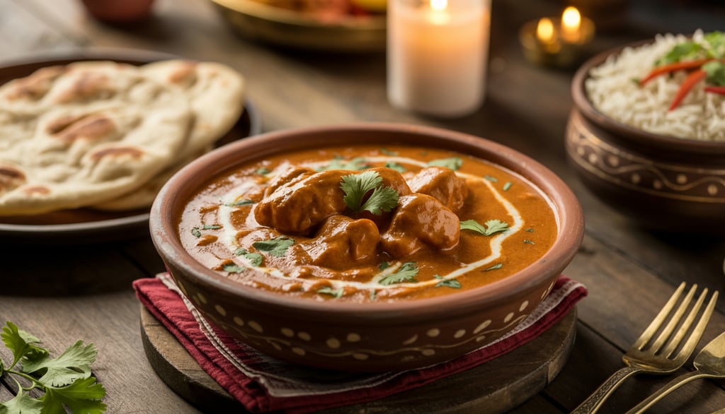 a bowl of food with a candle and a candle